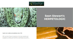 Desktop Screenshot of herpetologic.net